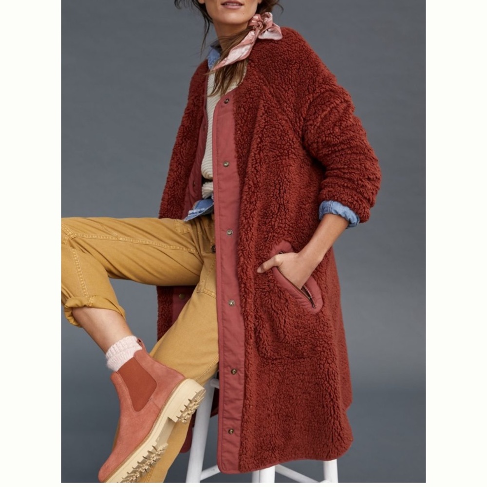 Margo Sherpa reversible coat.